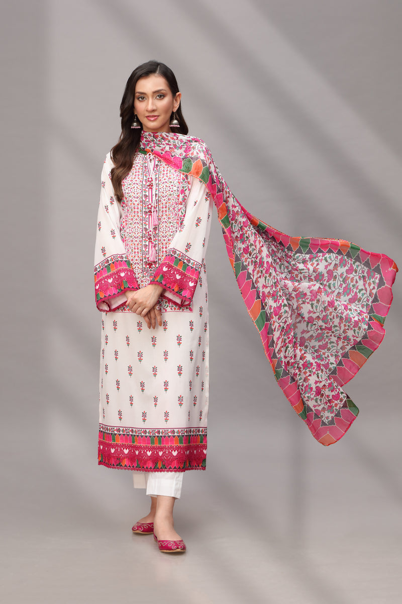 PRINTED LAWN 3 PCS (UNSTITCHED)