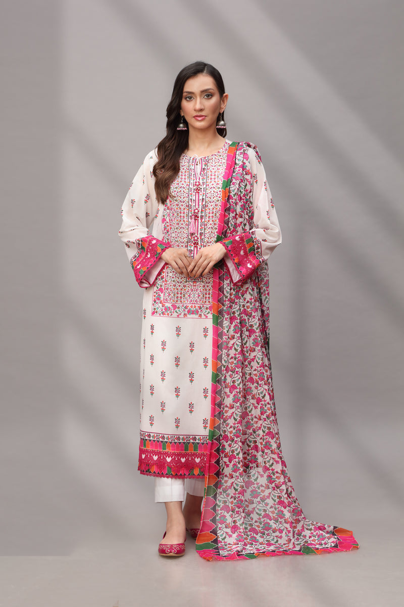PRINTED LAWN 3 PCS (UNSTITCHED)