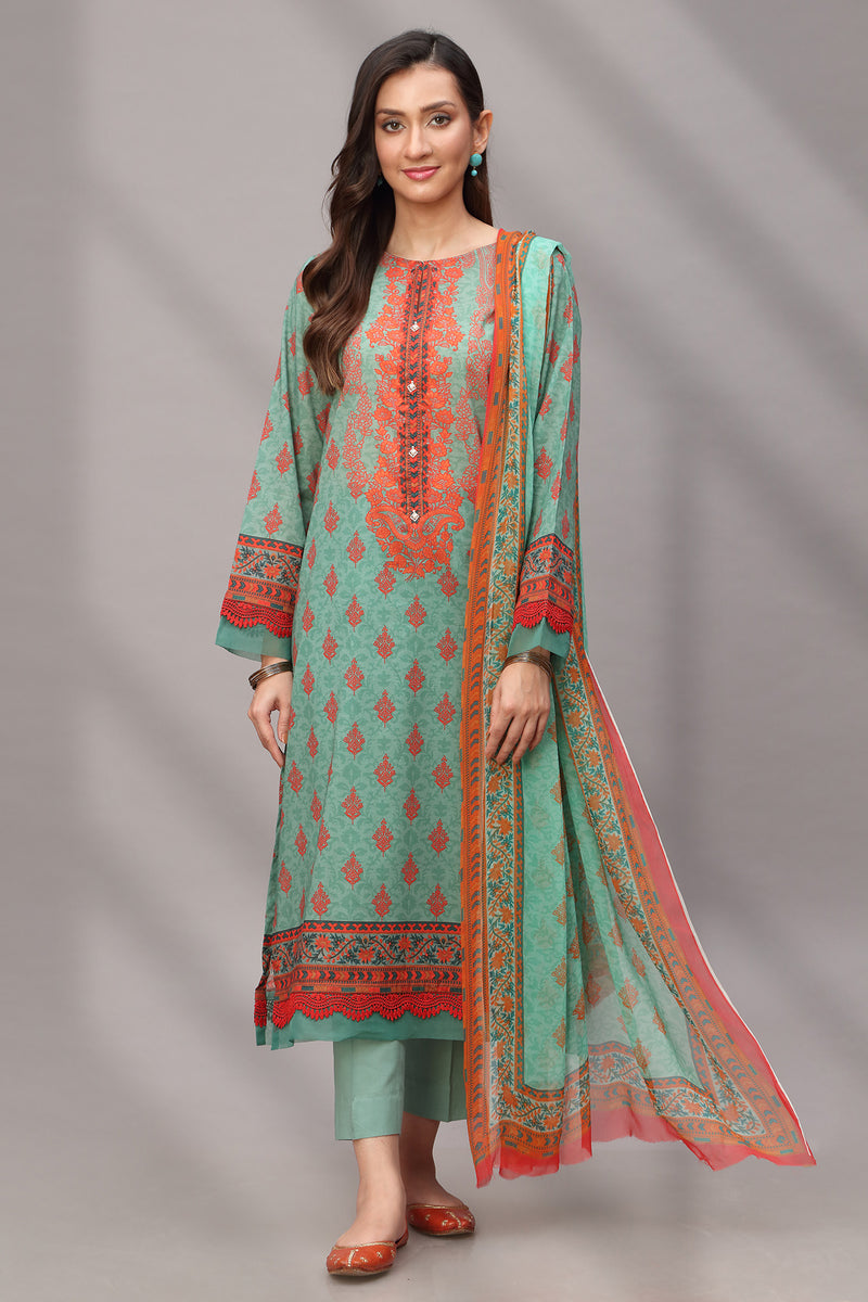 PRINTED LAWN 3 PCS (UNSTITCHED)