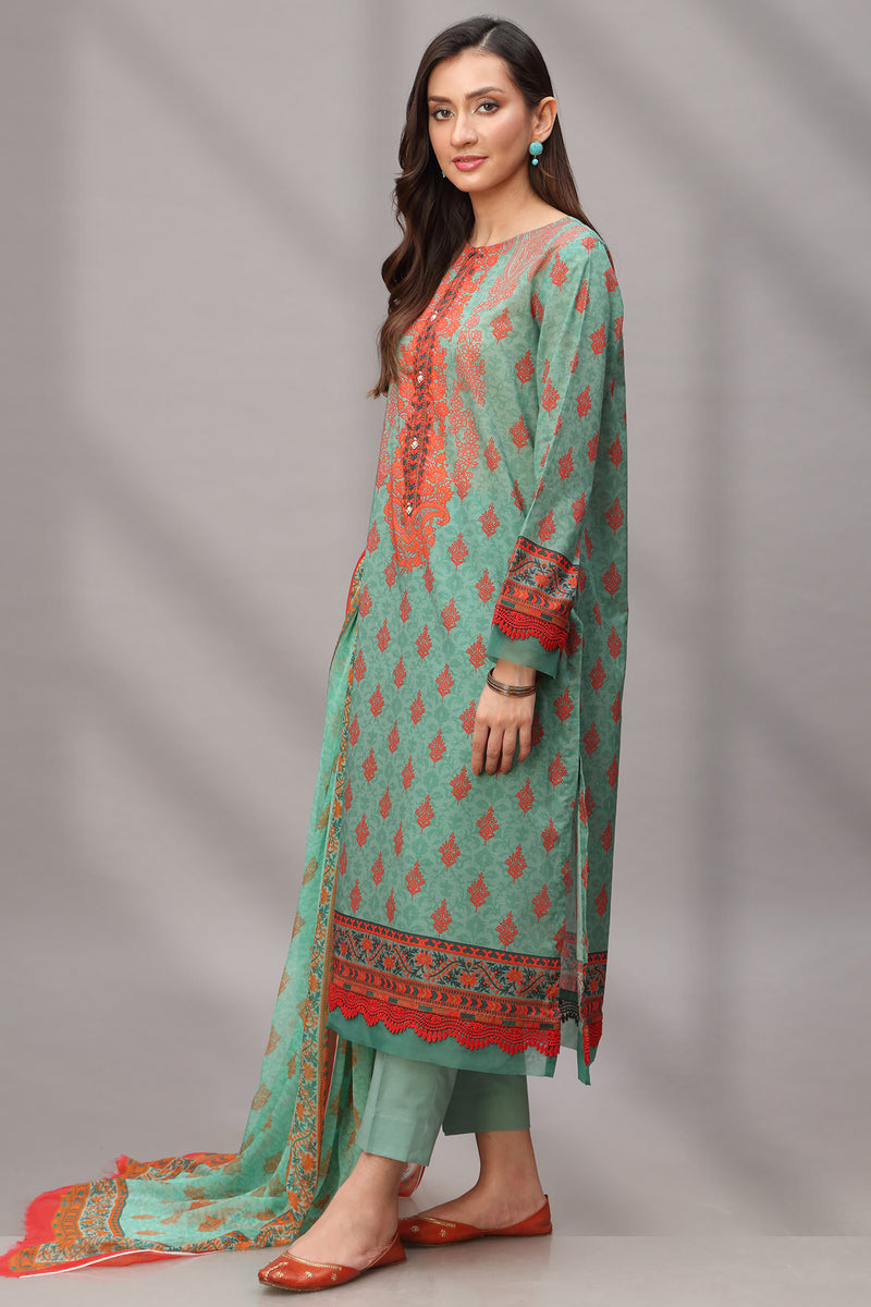 PRINTED LAWN 3 PCS (UNSTITCHED)