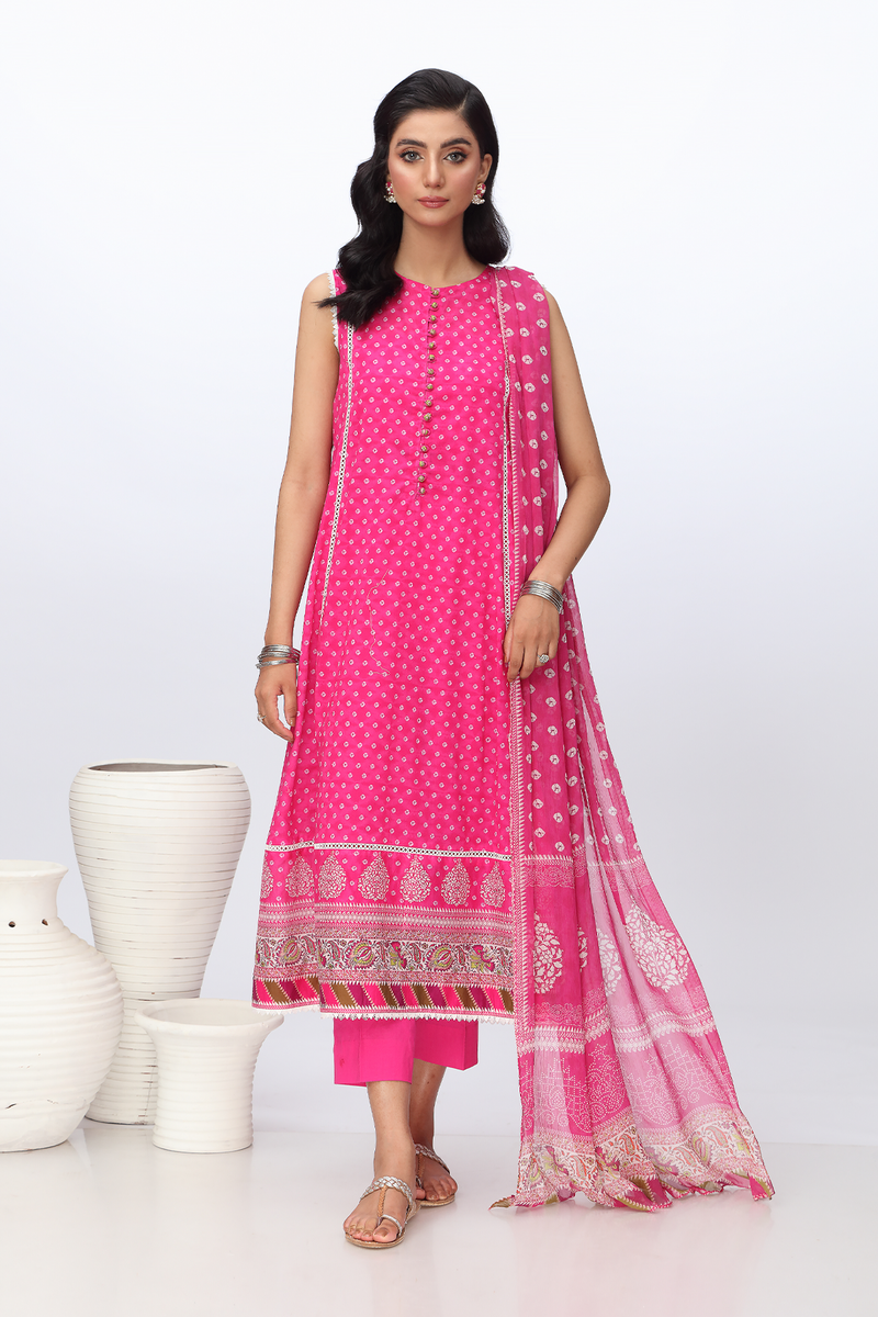 PRINTED 3 PCS  (UNSTITCHED)