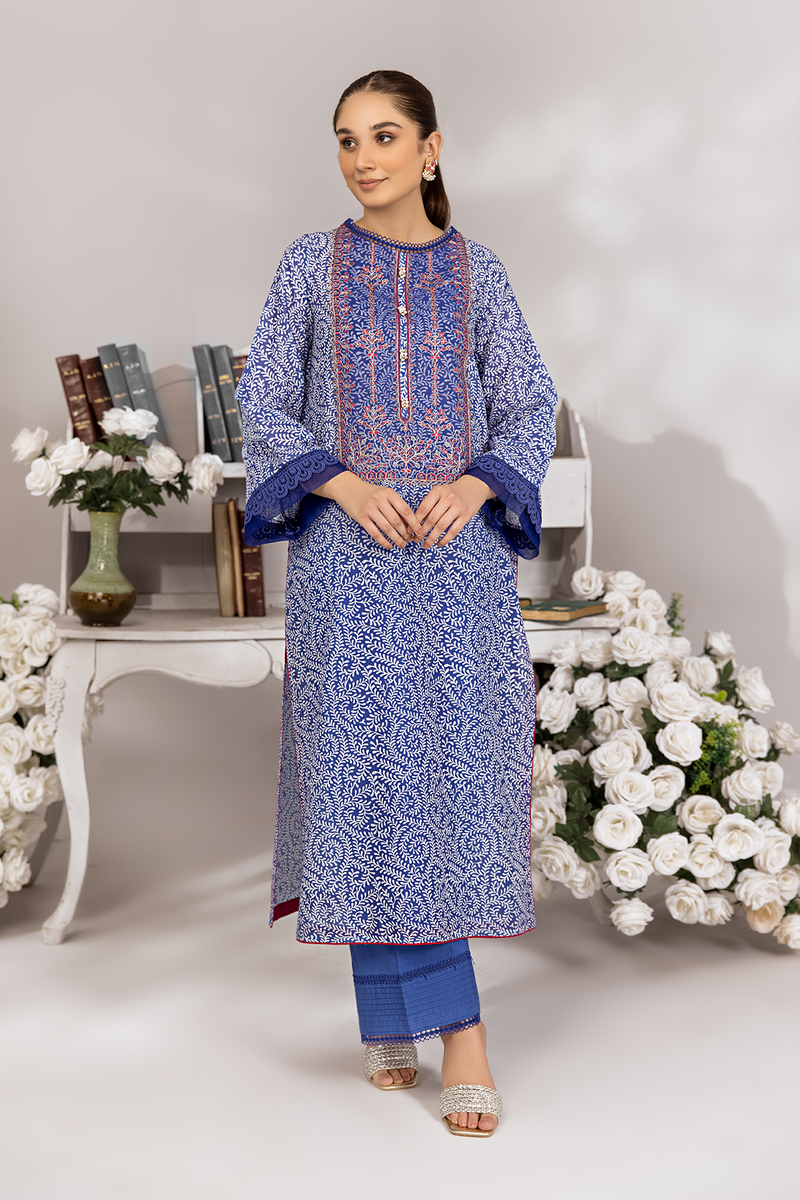 PRINTED & EMBROIDERED LAWN 2 PCS (UNSTITCHED)