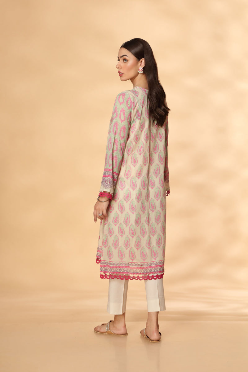 PRINTED & EMBOIDERED 2 PCS (UNSTITCHED)