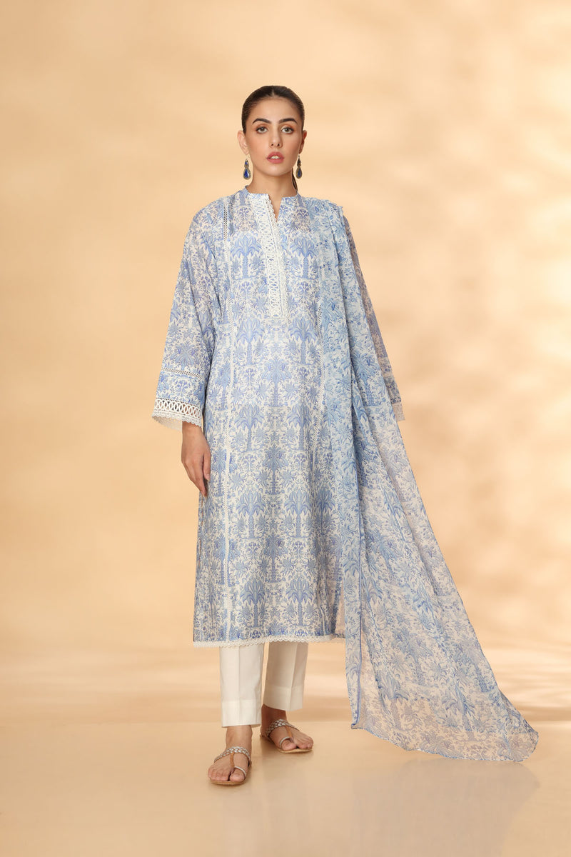 PRET PRINTED LAWN 3 PCS