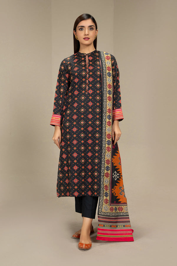 PRINTED KHADDAR 2 PCS (UNSTITCHED)