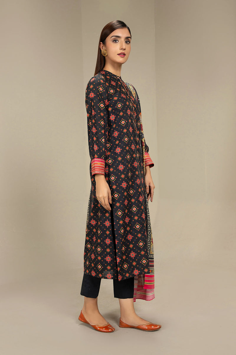 PRINTED KHADDAR 2 PCS (UNSTITCHED)