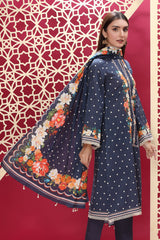 PRINTED KHADDAR 3 PCS (UNSTITCHED)