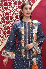 PRINTED KHADDAR 3 PCS (UNSTITCHED)