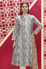 PRET PRINTED KHADDAR 3 PCS