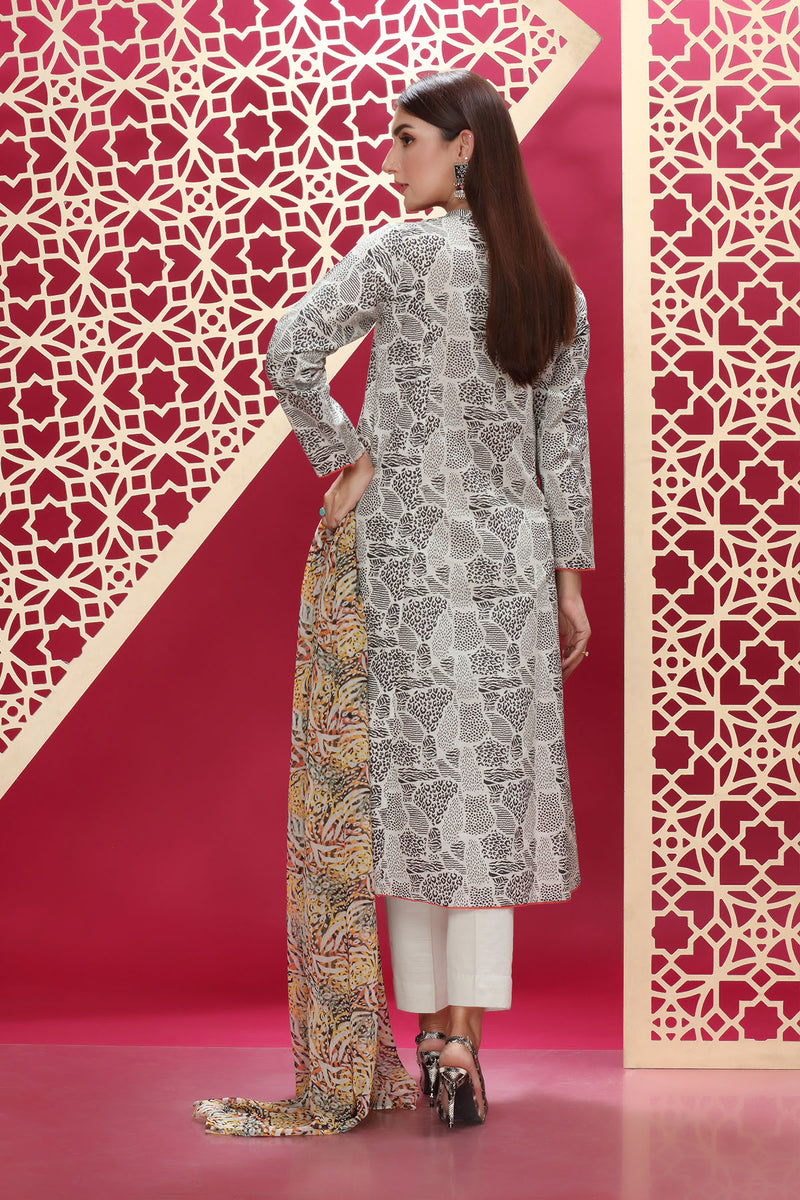 PRET PRINTED KHADDAR 3 PCS