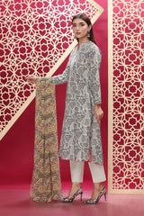PRET PRINTED KHADDAR 3 PCS