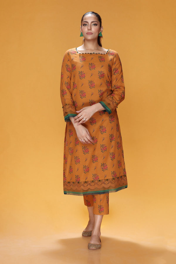 PRINTED KHADDAR 2 PCS (UNSTITCHED)