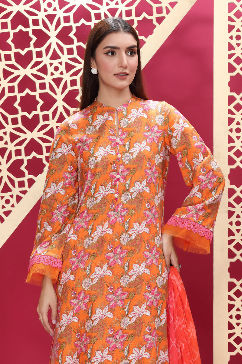 PRINTED KHADDAR 3 PCS (UNSTITCHED)