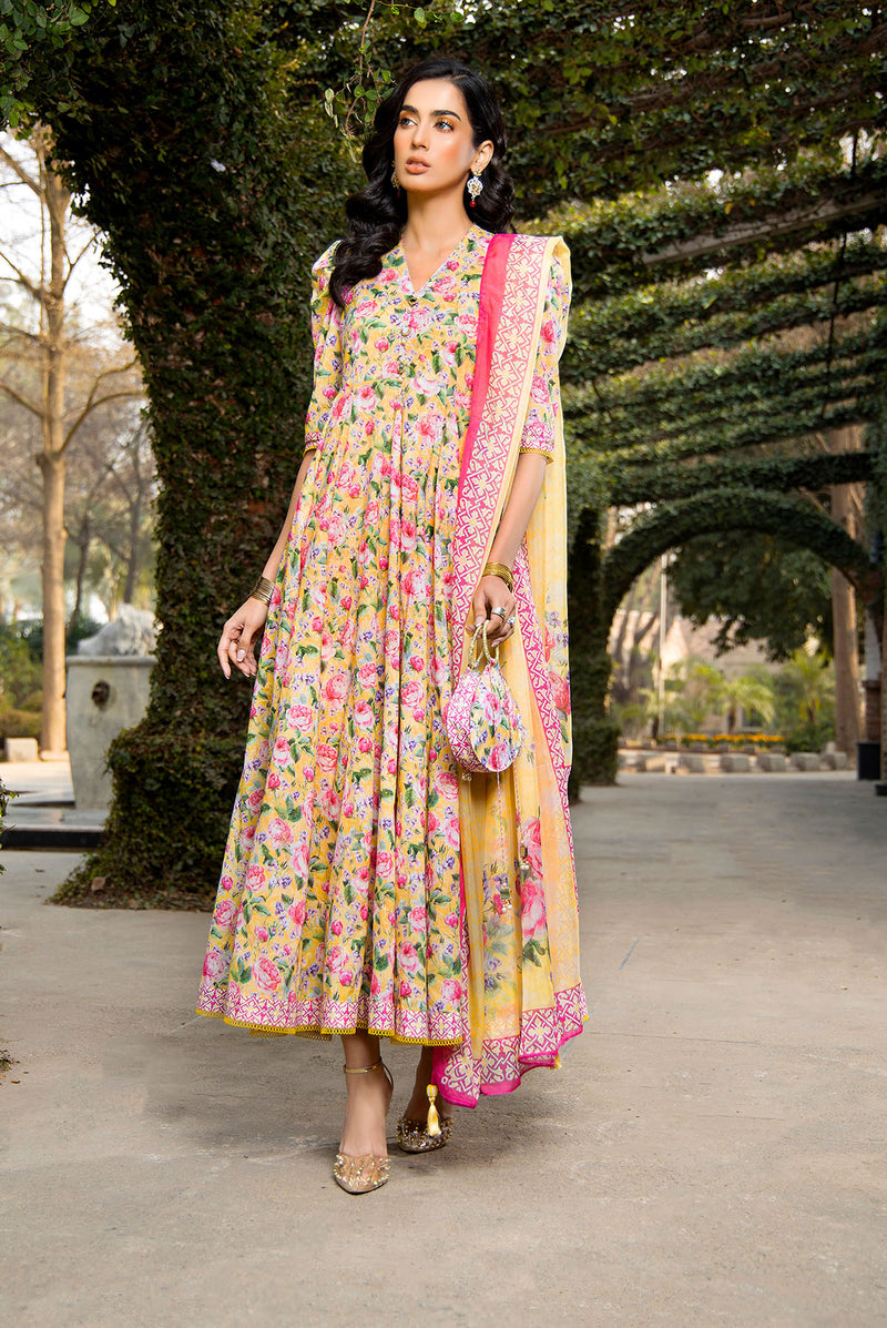 EMBROIDERED PRINTED LAWN 3 PCS (UNSTITCHED)