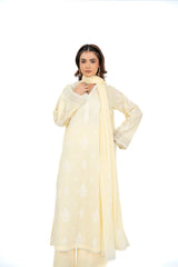 EMBROIDERED & EMBELISHED LAWN 3 PCS (UNSTITCHED)