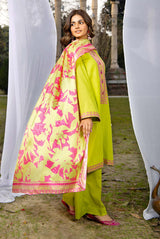 PRET EMBROIDERED & PRINTED LAWN 3 PCS