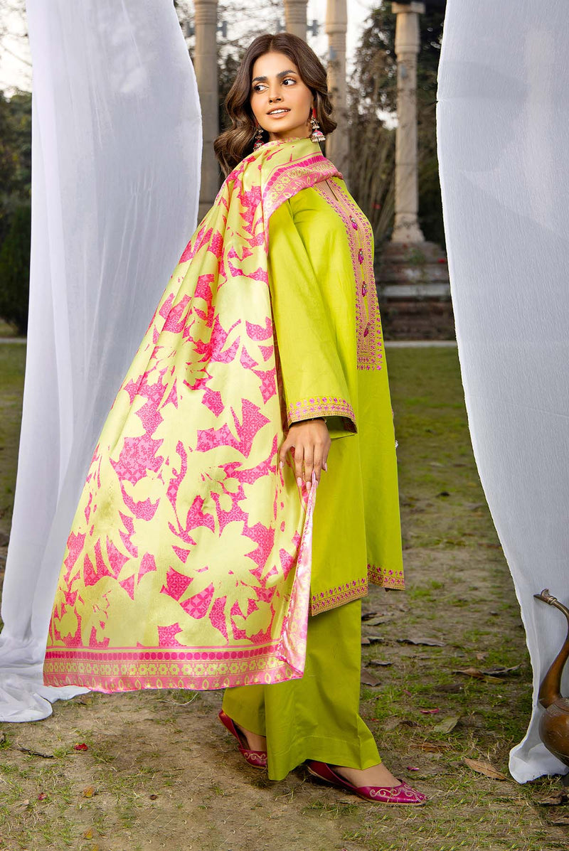 PRET EMBROIDERED & PRINTED LAWN 3 PCS