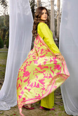 PRET EMBROIDERED & PRINTED LAWN 3 PCS