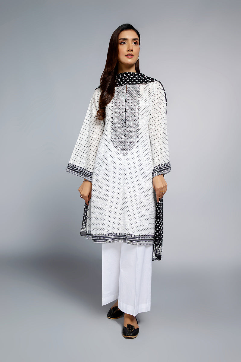 PRET  PRINTED & EMBROIDERED  LAWN 2 PCS