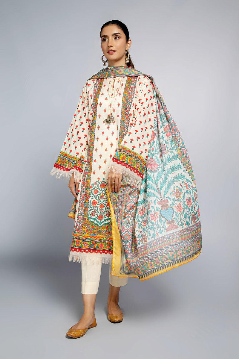 Printed Mid Silk Dupatta