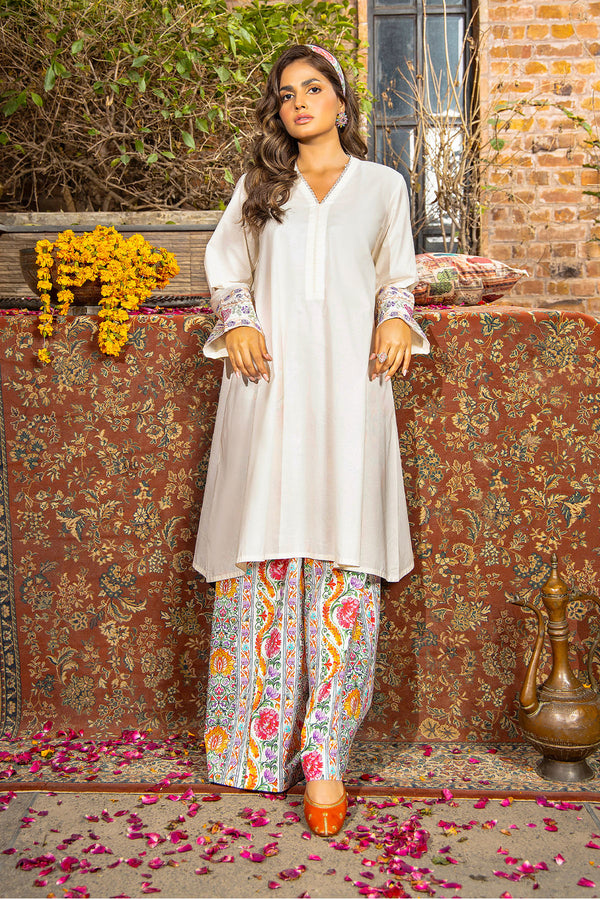 PRET EMBROIDERED &PRINTED LAWN 2 PCS