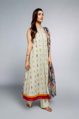 EMBROIDERED PRINTED LAWN 3 PCS (UNSTITCHED)