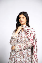 PRINTED POLY LAWN 3 PCS (UNSTITCHED)