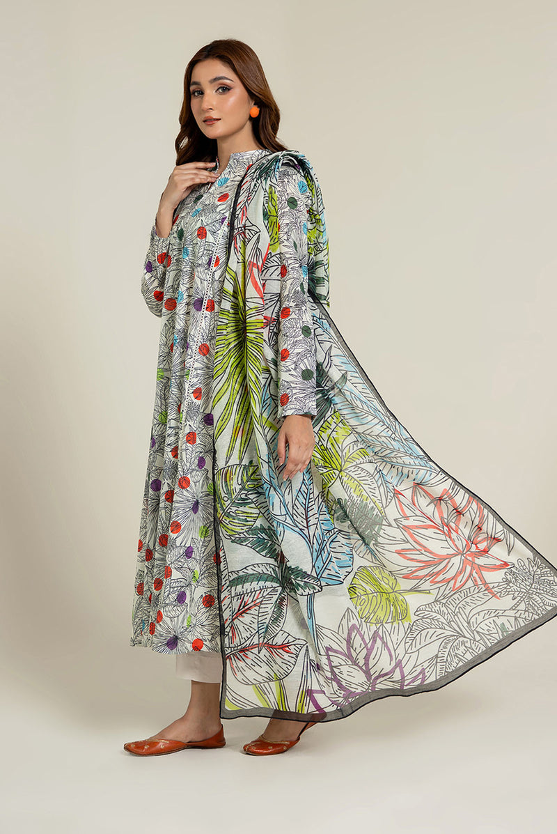PRINTED LAWN 3 PCS (UNSTITCHED)