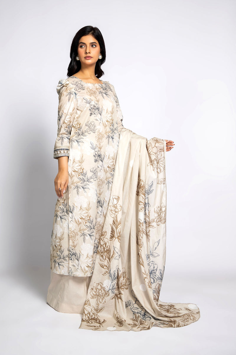 PRINTED LAWN 3 PCS (UNSTITCHED)
