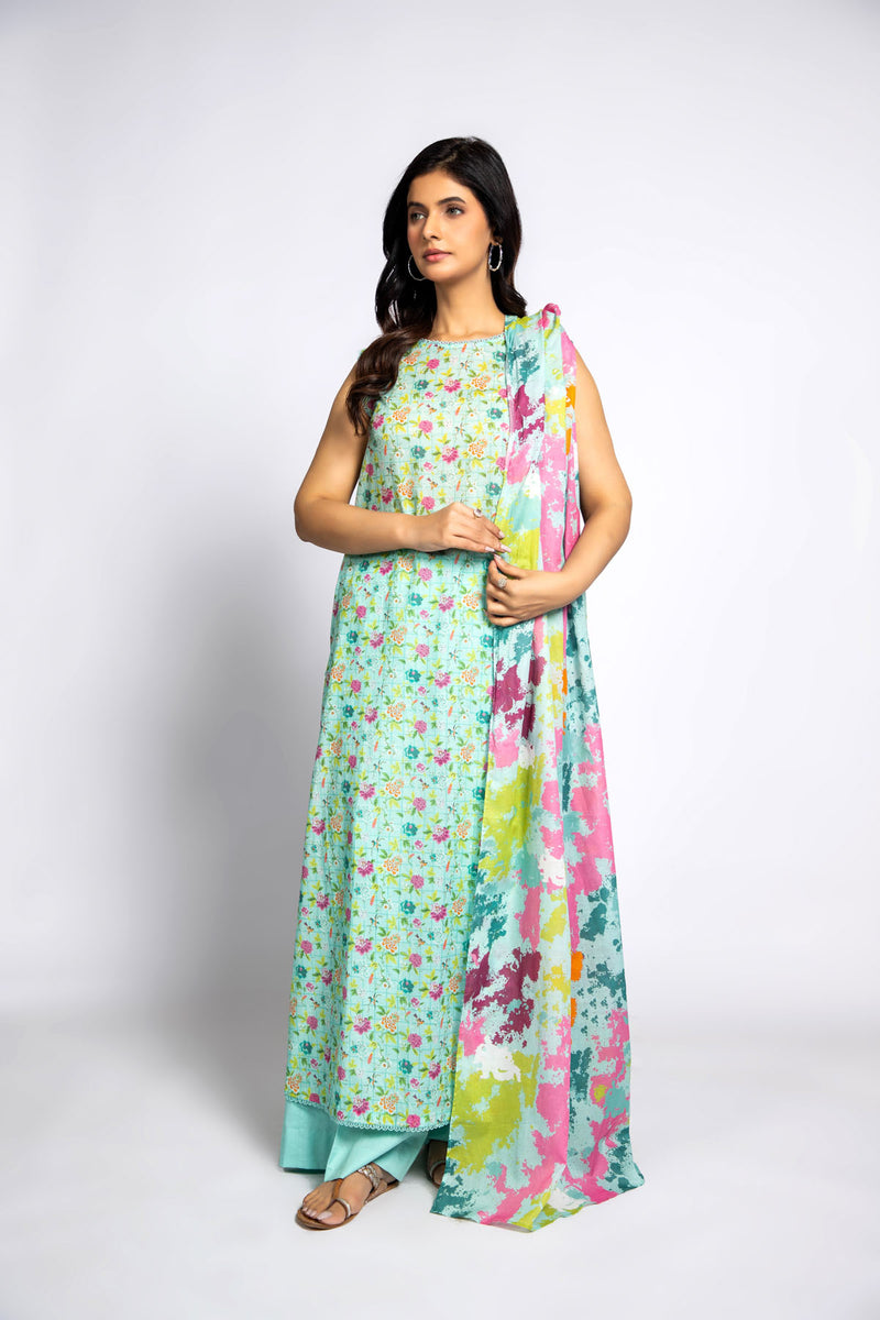 PRINTED LAWN 3 PCS (UNSTITCHED)