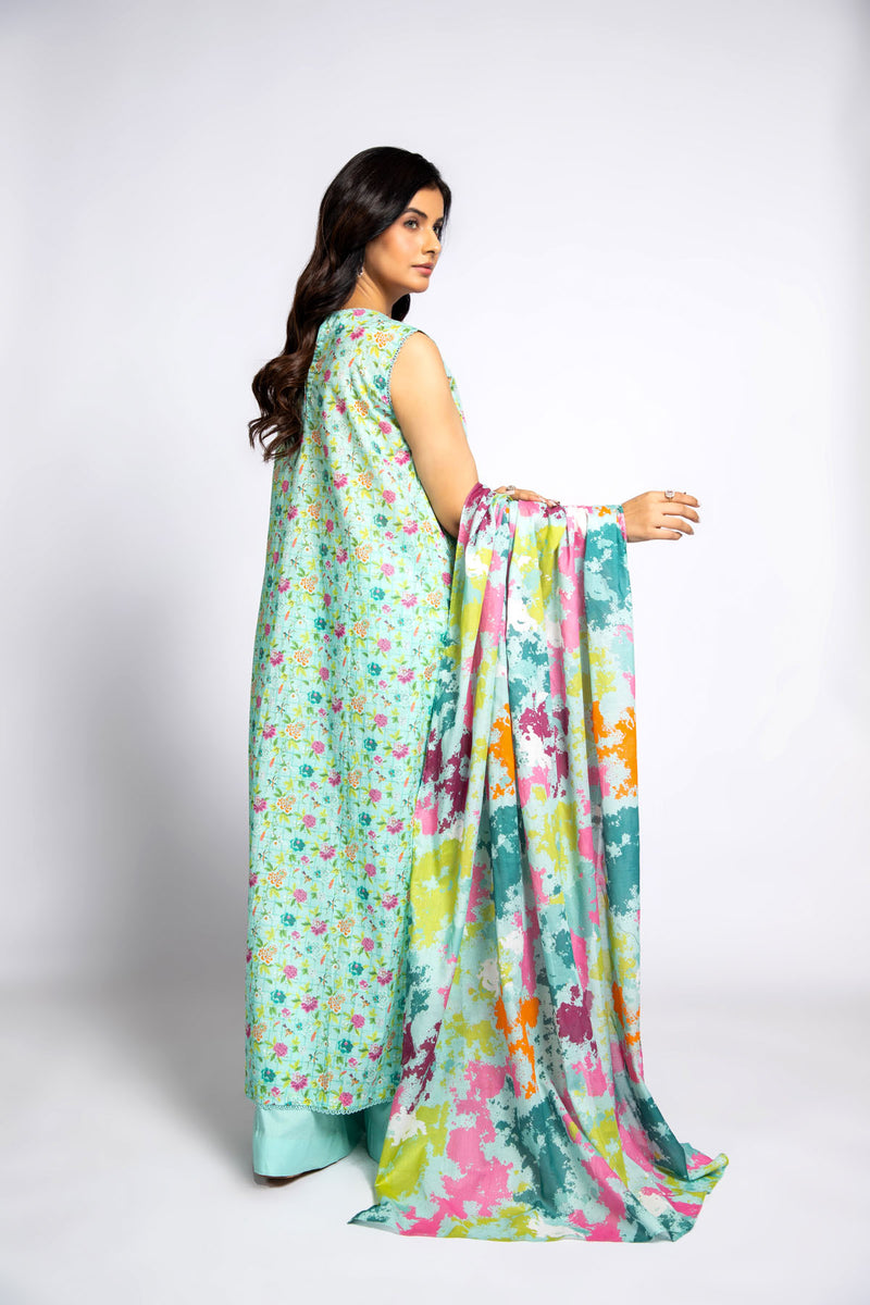 PRINTED LAWN 3 PCS (UNSTITCHED)