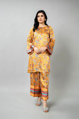 PRET PRINTED SHAMOZ SILK 2 PCS