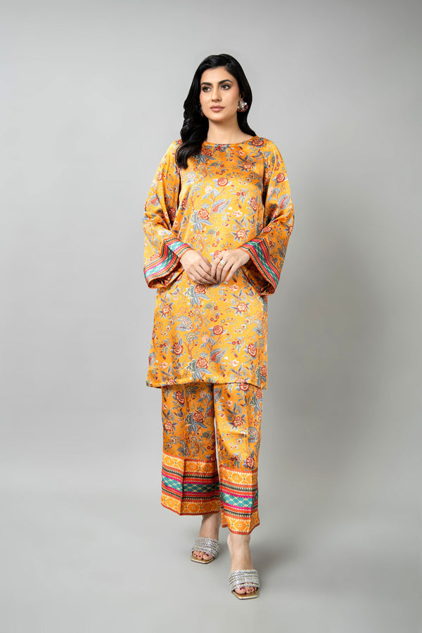 PRET PRINTED SHAMOZ SILK 2 PCS