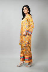 PRET PRINTED SHAMOZ SILK 2 PCS