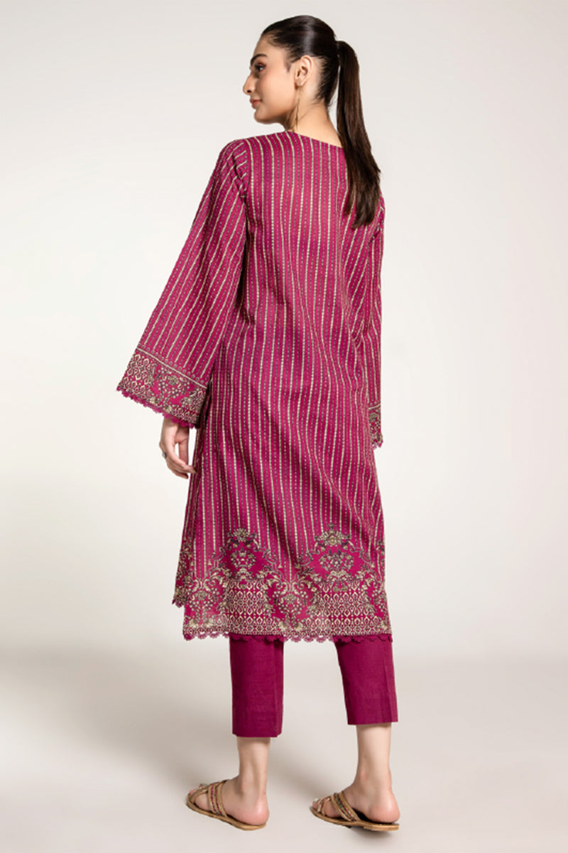PRINTED SLUB KHADDAR 3 PCS (UNSTITCHED)