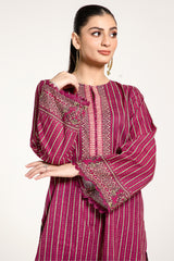 PRINTED SLUB KHADDAR 3 PCS (UNSTITCHED)