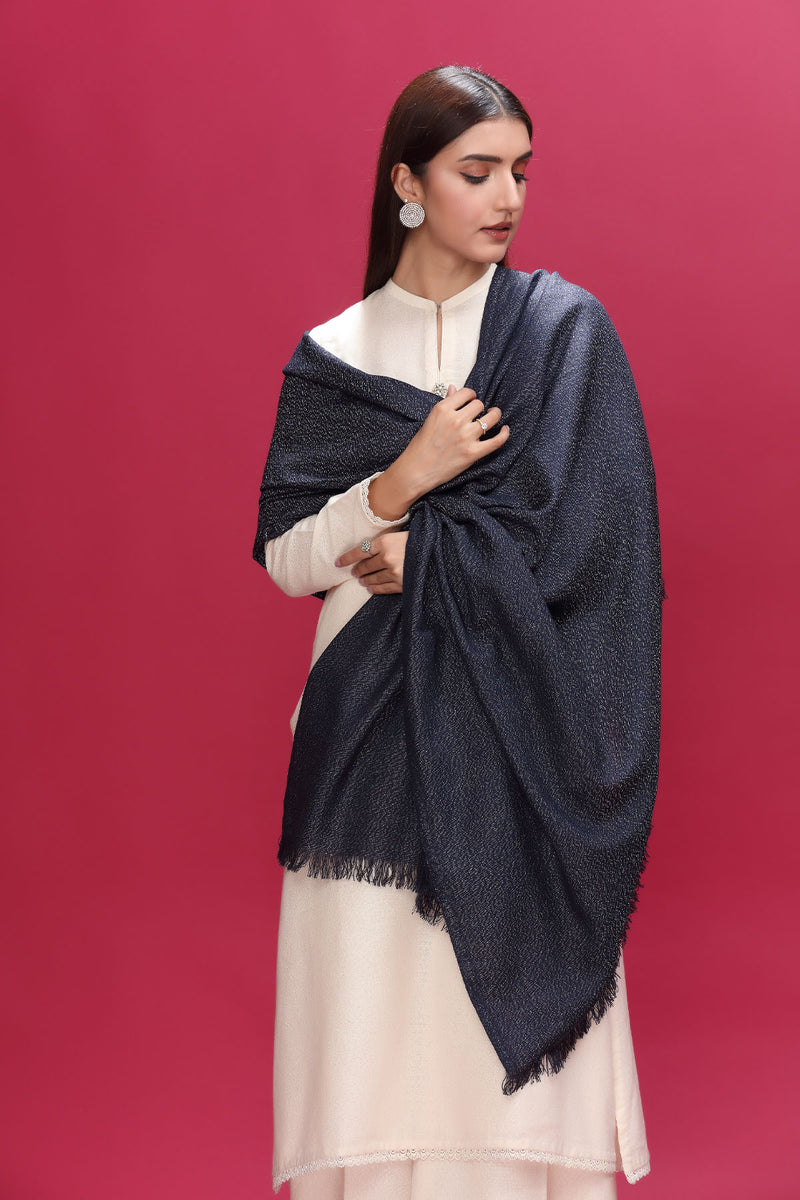 MOON LIGHT WOOL SHAWL 1PCS – The Fabric Store Pakistan