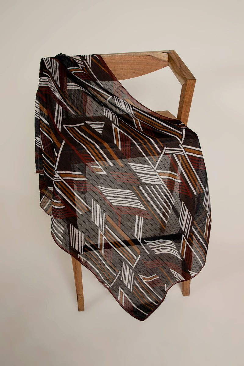 PRINTED SLUB MONARK STOLER
