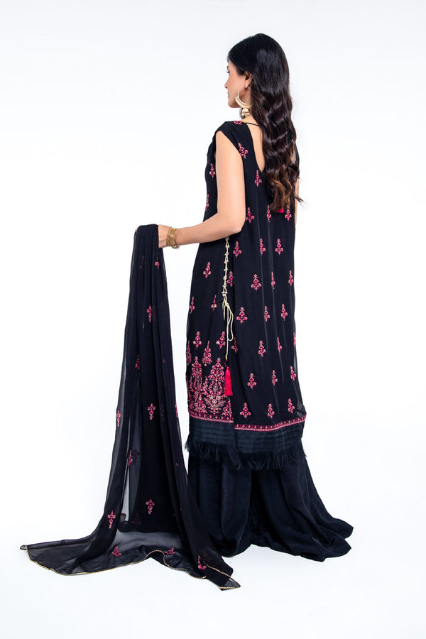 EMBROIDERED & EMBELISHED CHIFFON 2 PCS (UNSTITCHED)