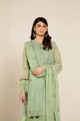 EMBROIDERED CHIFFON 2 PCS (UNSTITCHED)