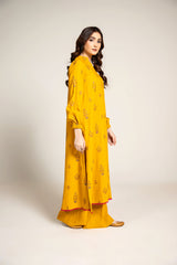 EMBROIDERED COTTON KARANDI  2 PCS (UNSTITCHED)