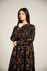 EMBROIDERED COTTON KARANDI  2 PCS (UNSTITCHED)