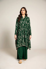 EMBROIDERED COTTON KARANDI  2 PCS (UNSTITCHED)