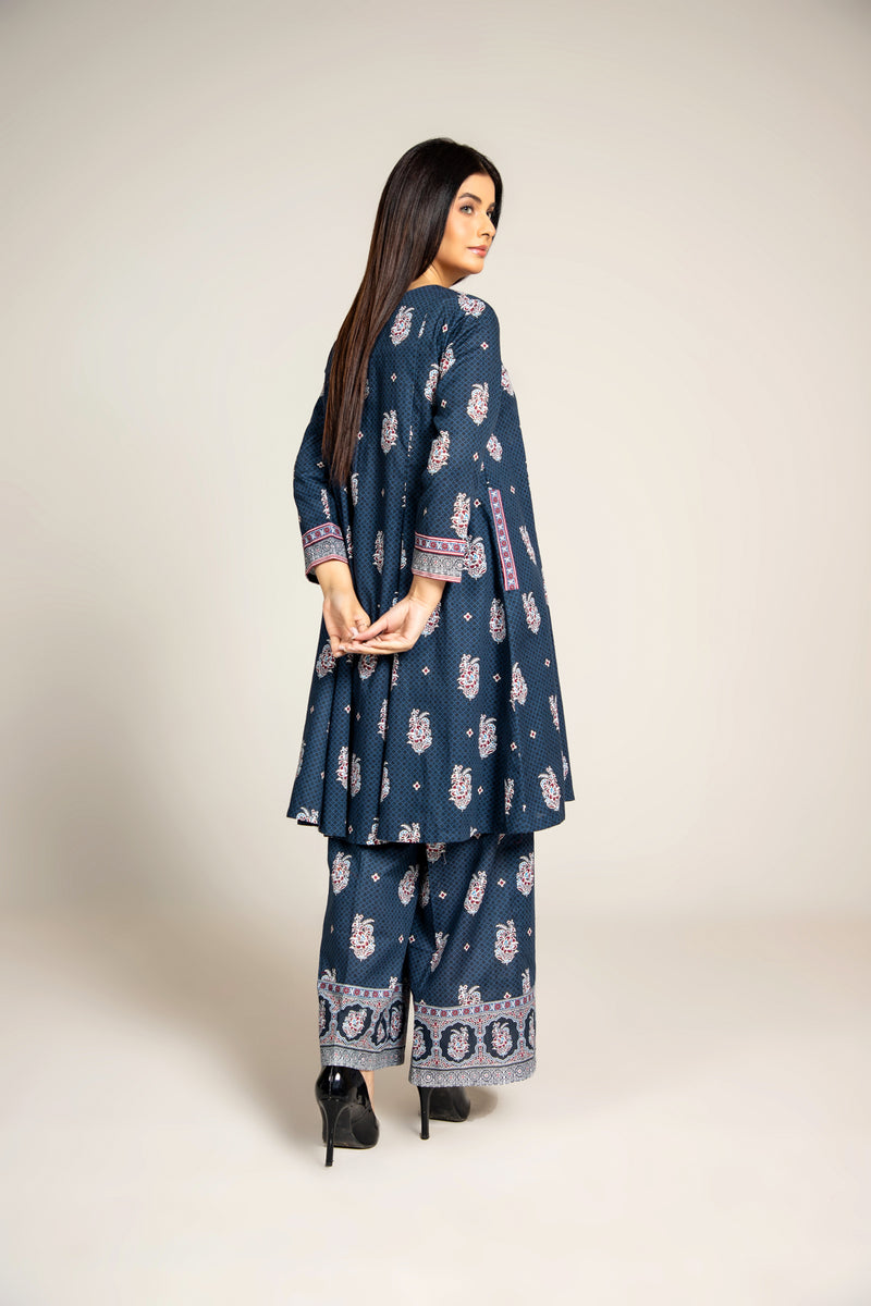 PRINTED SLUB KHADDAR 2 PCS (UNSTITCHED)