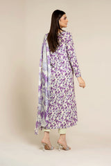 PRINTED POLY LAWN 3 PCS (UNSTITCHED)