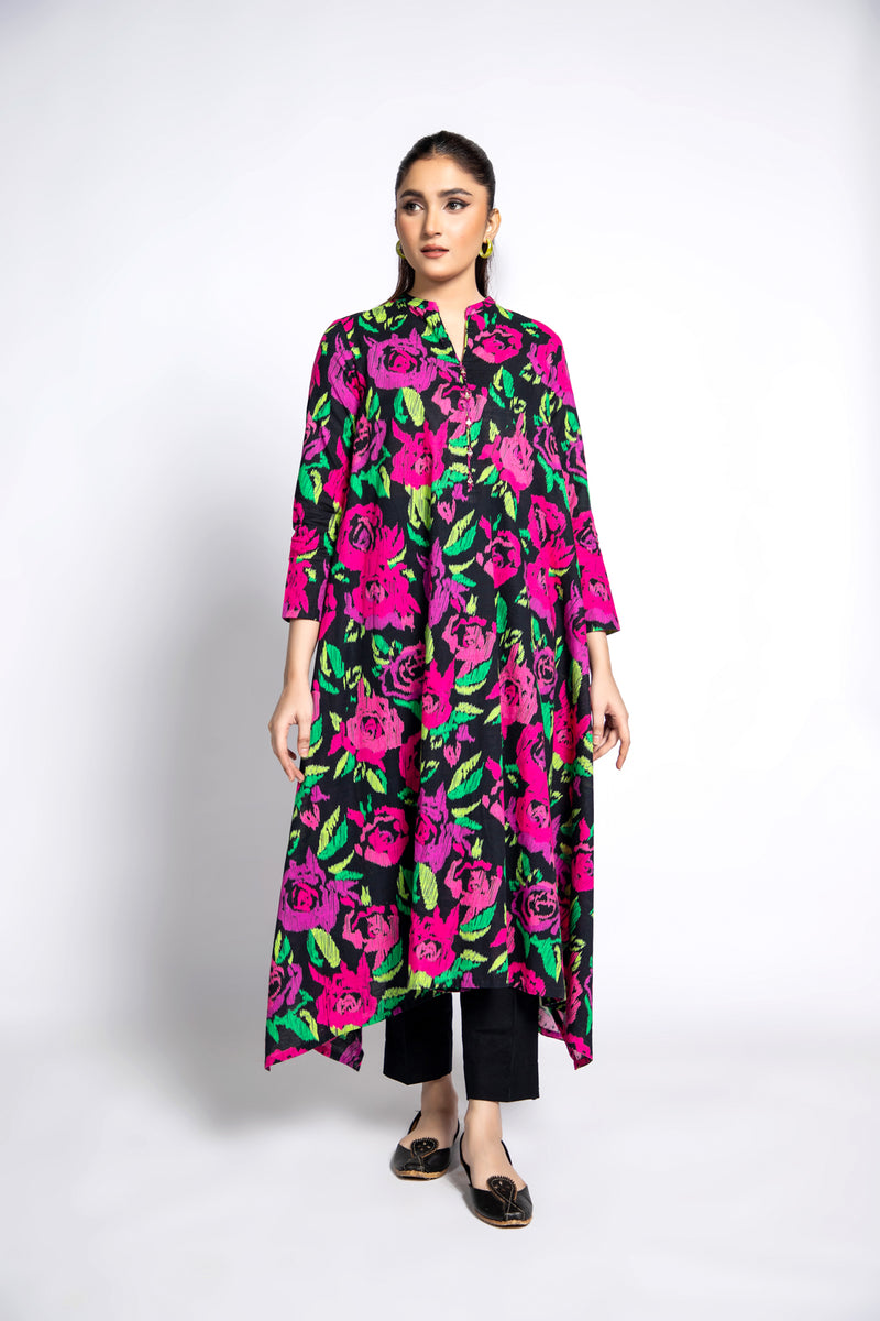PRINTED SLUB KHADDAR 1 PCS (UNSTITCHED)