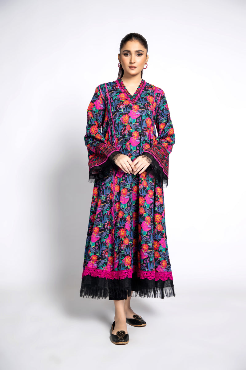 PRINTED SLUB KHADDAR 1 PCS (UNSTITCHED)