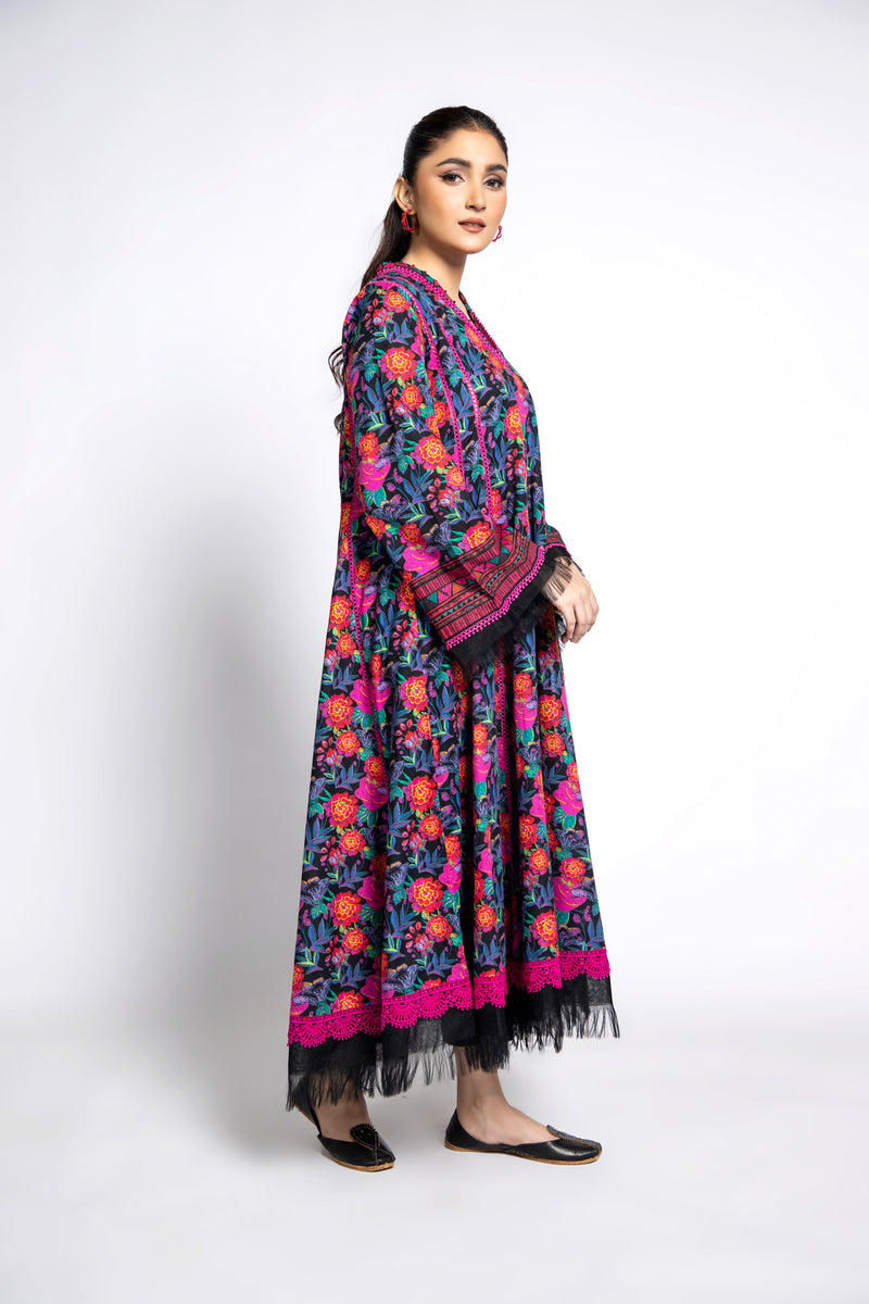 PRINTED SLUB KHADDAR 1 PCS (UNSTITCHED)