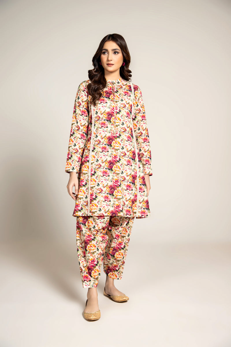 PRINTED SLUB KHADDAR 1 PCS (UNSTITCHED)