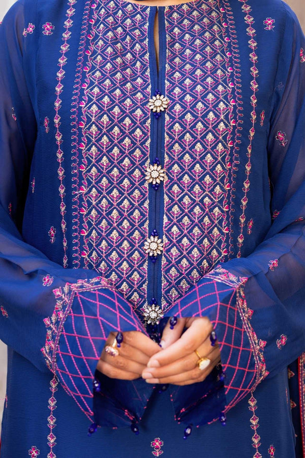 EMBROIDERED  CHIFFON 2 PCS (UNSTITCHED)